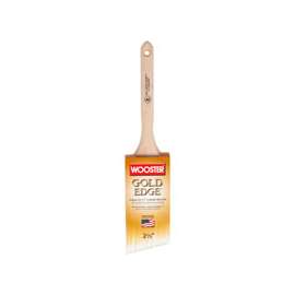 WOOSTER 5231-2-1/2 Paint Brush, 2-15/16 in L Bristle, Sash Handle, Stainless Steel Ferrule
