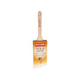 WOOSTER 5231-3 Paint Brush, 2-15/16 in L Bristle, Sash Handle, Stainless Steel Ferrule