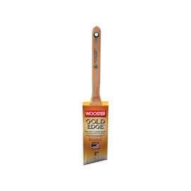 WOOSTER 5236-2 Paint Brush, 2-11/16 in L Bristle, Semi-Oval Angle Sash Handle, Stainless Steel Ferrule