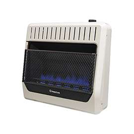 ProCom Heating MGT30BF Ventless Blue Flame Heater, 30,000 Btu, 1000 sq-ft Heating Area, Liquid Propane