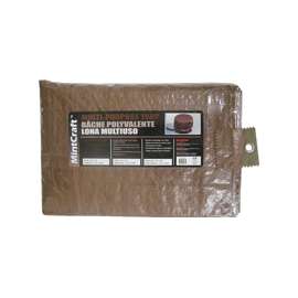 ProSource Multi-Purpose Tarp With Aluminum Grommets, 12 Ft L X 10 Ft W, 8 X 10 In Mesh, Polyethylene