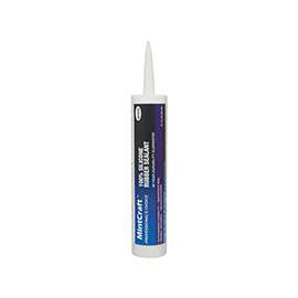 Red Devil 78508CA Silicone Rubber Sealant Caulk, White, 10.1 oz Cartridge