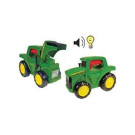 John Deere Toys 35083 Auto Shut-Off Flashlight Tractor, 18 Months and Up Age