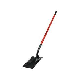 Landscapers Select Shovel, Steel Blade, 47 In Fiberglass Long Handle
