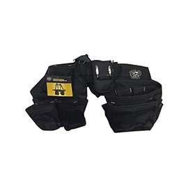 Dead On HDP369857 Framer's Suspension Rig, 52 in Waist, 19-Pocket, Poly Fabric, Black