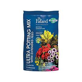 sun gro Fafard 4005101 Ultra Potting Mix with Extended Feed, Brown/White, Flecks Grain, 100 Bag