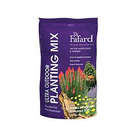 sun gro Fafard 4005105 Ultra Outdoor Planting Mix, Brown/White, 1 cu-ft