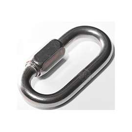 BARON 7350T-3/8 Quick Link, 1760 lb Weight Capacity, Steel, Zinc