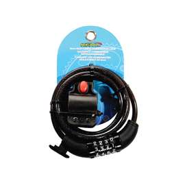 Kent 67222 Combo Lock, Vinyl, Black