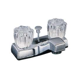 Boston Harbor Non-Metallic Lavatory Faucet, 1.2 Gpm At 60 Psi, 2 Handle, 1.97 In L X 6.02 In W