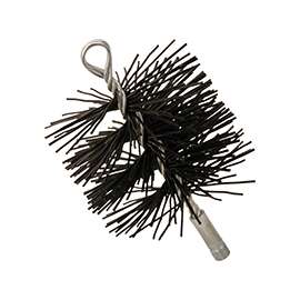 Imperial Polysweep BR0075 Round Chimney Brush, 5 in Dia Brush