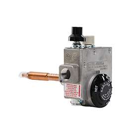 CAMCO Robert Shaw 110 Series 08421 Gas Control Valve, 1/2 in NPT x Inverted Flare