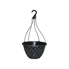 Southern Patio CF-029823 Hanging Planters, Lattice Basket, 12 x 7 In