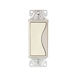 Eaton Wiring Devices ASPIRE 9503DS Rocker Switch, 120/277 V, Strap Mounting, Desert Sand
