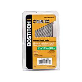 Bostitch FN1540-1MSS Finish Nail, 2-1/2 in L, 15 ga, Coated