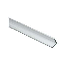 Stanley Hardware 4204BC Series 247387 Solid Angle, 48 in L, Aluminum, Mill