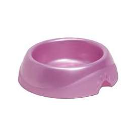 Petmate 23077 Pet Feeding Bowl, S, 1 Cup Capacity, Plastic, Pearl Blue/Tan/White