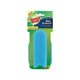 Scotch-Brite 549H Scrubber, 5-1/2 in L, 4 in W, Blue