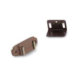 Amerock BP97653PT Magnetic Catch, 1-15/16 in L x 3/4 in W Catches, Plastic, Tan