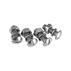Victor Automotive 22-1-45904-8 License Plate Fastener, 1/4- 20 Thread, Stainless Steel
