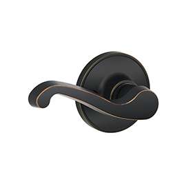 Schlage LaSalle J170LAS716LH Dummy Lever, Aged Bronze
