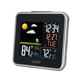 La Crosse S85814 Wireless Color Forecast Station, Digital Display, -40 to 140 deg F, 19 to 97 %