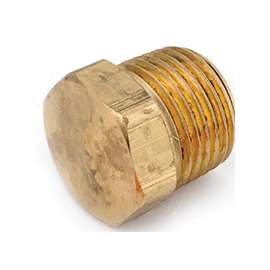 Anderson Metals 756121-04 Pipe Plug, 1/4 in MPT