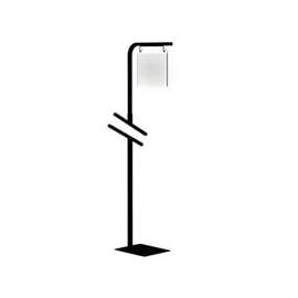 Southern Imperial R16-APSH-K2BX Pallet Sign Holder, Acrylic, Black