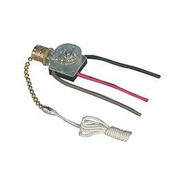 Eaton Wiring Devices BP460-SP-L Canopy Switch with Bell End, Pull Chain Actuator