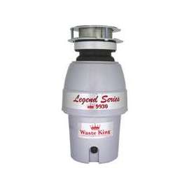 Waste King Legend 9930 Domestic Disposer, 1/2 hp Motor, 115 V, Stainless Steel