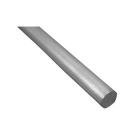 K & S 3057 Round Rod, 36 in L, 3/8 in Dia, 1100-O Aluminum Alloy