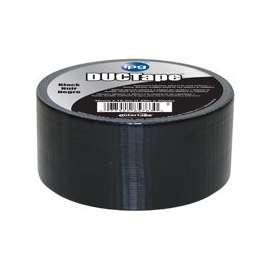 IPG 6720BLK All-Purpose Duct Tape, 20 yd L, 1.88 in W, Rubber Adhesive, Black