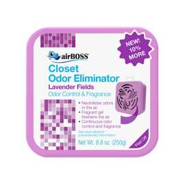 airBOSS 561LV.6T Closet Odor Eliminator Black, 8.8 oz