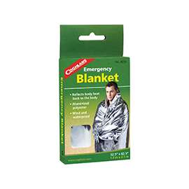COGHLAN'S 8235 Emergency Blanket, Aluminized Polyester