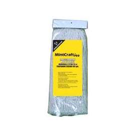 Simple Spaces Heavy Duty Mop Refill, For Use With No 990.6298 Pro Mop Handle, 20 Oz, No 24, Cotton