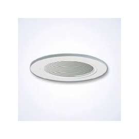 Halo Coilex 993P Baffle-Trim Ring, Aluminum, White