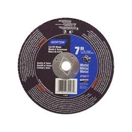 NORTON 07660789097 Cut-Off Wheel, 24-Grit, Very Coarse, Aluminum Oxide, 7 in Dia