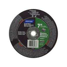NORTON 07660789088 Cut-Off Wheel, 24-Grit, Very Coarse, Silicone Carbide, 7 in Dia