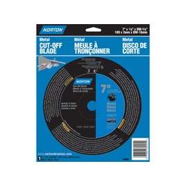 NORTON 07660789005 Cut-Off Wheel, 24-Grit, Aluminum Oxide, 7 in Dia