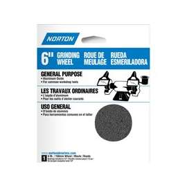 NORTON 07660788245 Grinding Wheel, Coarse, Aluminum Oxide, 6 in Dia