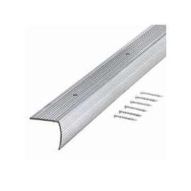 M-D 78022 Stair Edging, 36 in L, 1.28 in W, Aluminum
