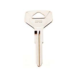 Hy-Ko 11010TR25 Key Blank, Brass, Nickel Plated