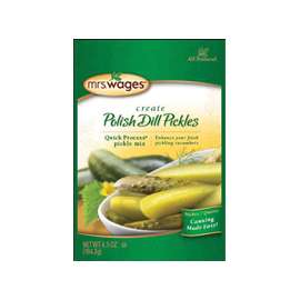 Mrs. Wages W623-J7425 Polish Dill Pickle Mix, 6.5 oz Pouch