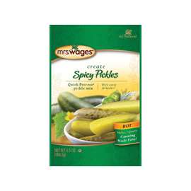 Mrs. Wages W655-J7425 Hot Spicy Pickle Mix, 6.5 oz Pouch