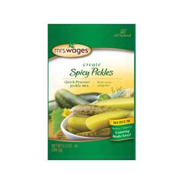Mrs. Wages W658-J7425 Spicy Pickle Mix, 6.5 oz Pouch