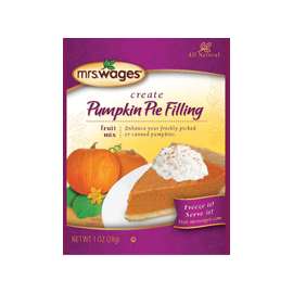 Mrs. Wages W805-J8425 Pumpkin Pie Filling, 1 oz Pouch