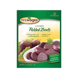 Mrs. Wages W612-J2425 Refrigerator or Canning Pickle Mix, 1.33 oz Pouch