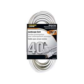 PowerZone Sjtw Extension Cord, 16/3, 40 Ft