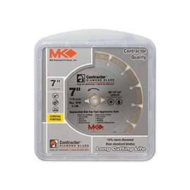 MK 167015 Saw Blade, 7/8 to 5/8 in Arbor, Diamond Cutting Edge