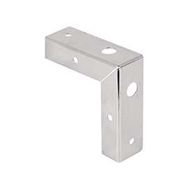 Prime-Line N 7193 Universal Corner Repair Bracket, Aluminum, Zinc